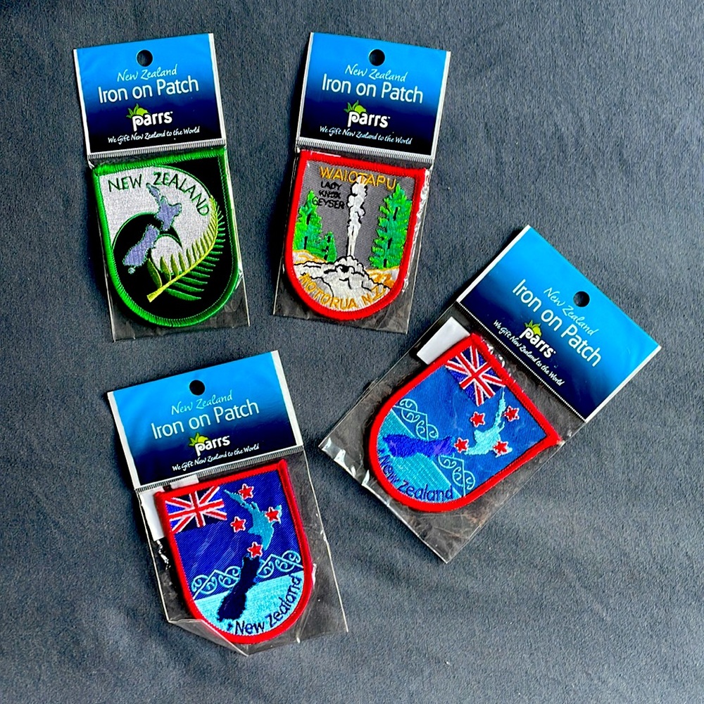 Lot of New Zealand iron on Patches